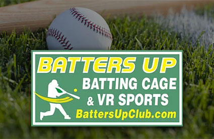 Hit the ball at Batters Up Batting Cage & VR Sports in Panama City Beach Florida.