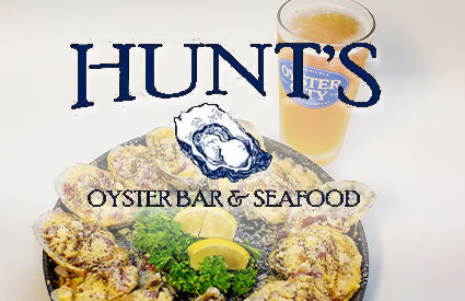 Hunt's Oyster Bar & Seafood in Panama City Beach FL.