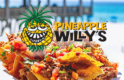 Pineapple Willy's in Panama City Beach FL.