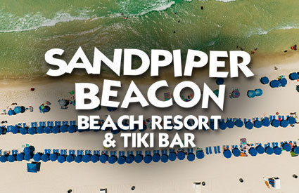 Sandpiper Beacon Beach Resort & Tiki Bar in Panama City Beach FL.